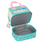 Peppa Pig Lunchbox Hübsch Blumen Gelb Mint
