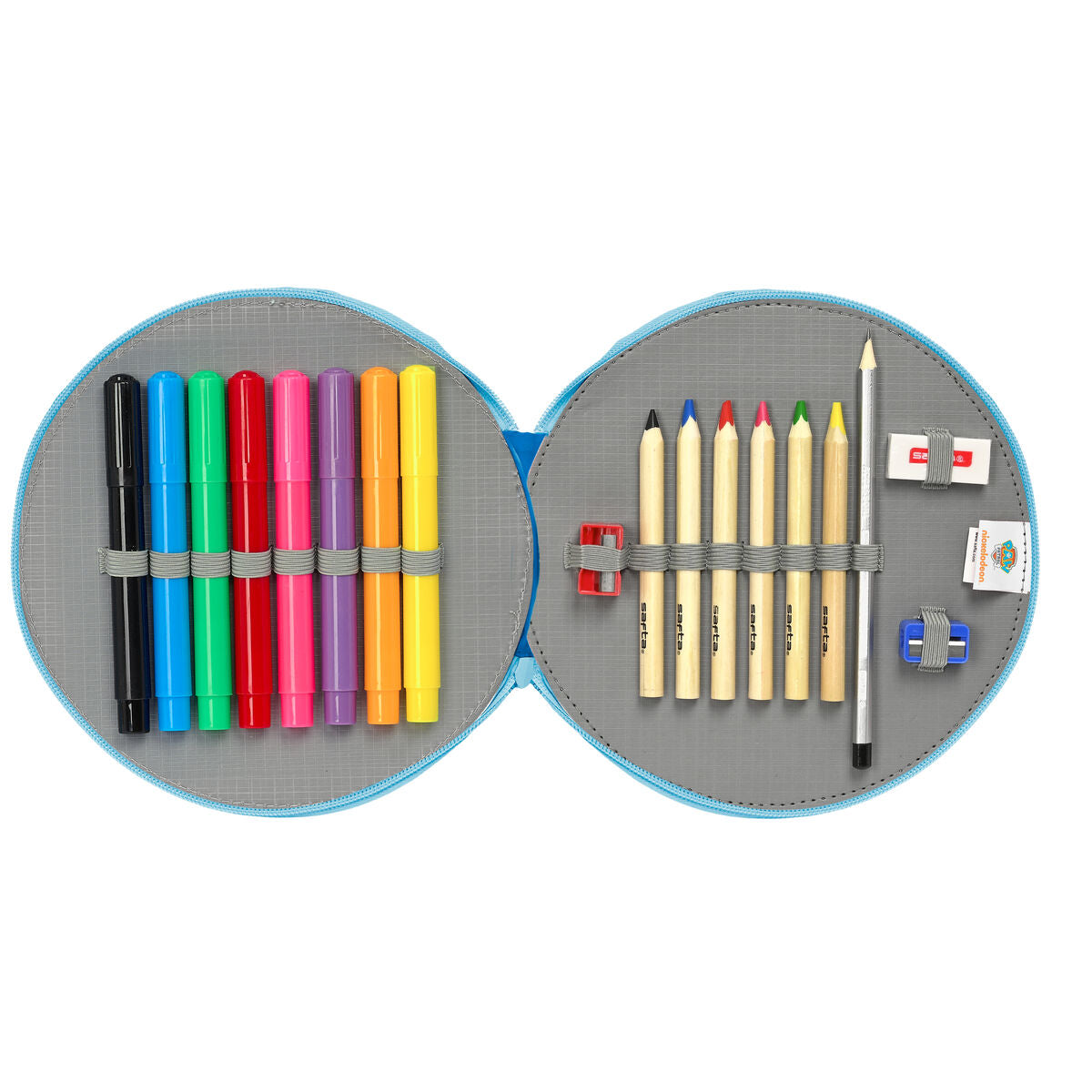 The Paw Patrol Bleistift Etui Pups rule Blau