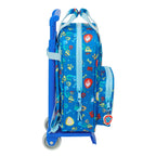 Schulrucksack mit Rollen The Paw Patrol Pups rule Blau 20 x 28 x 8 cm