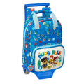 Schulrucksack mit Rollen The Paw Patrol Pups rule Blau 20 x 28 x 8 cm