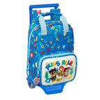 Schulrucksack mit Rollen The Paw Patrol Pups rule Blau 20 x 28 x 8 cm