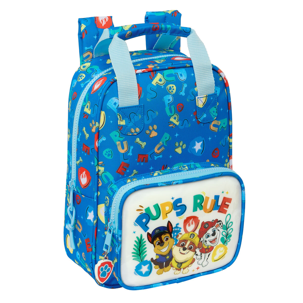 School Bag The Paw Patrol Pups rule Blau 20 x 28 x 8 cm – Produktbild 1