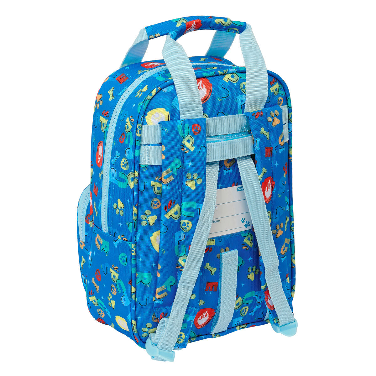 The Paw Patrol Schultasche Pups rule Blau – Polyester 300D