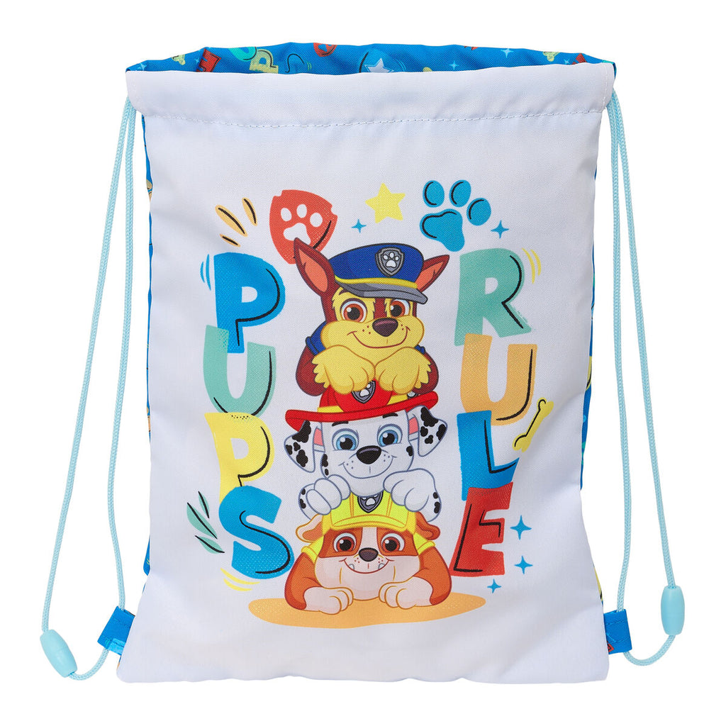 Turnbeutel The Paw Patrol Pups rule Blau 26 x 34 x 1 cm – Produktbild 1