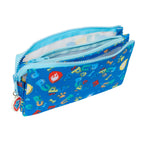 The Paw Patrol Dreifach-Federmäppchen Pups rule Blau