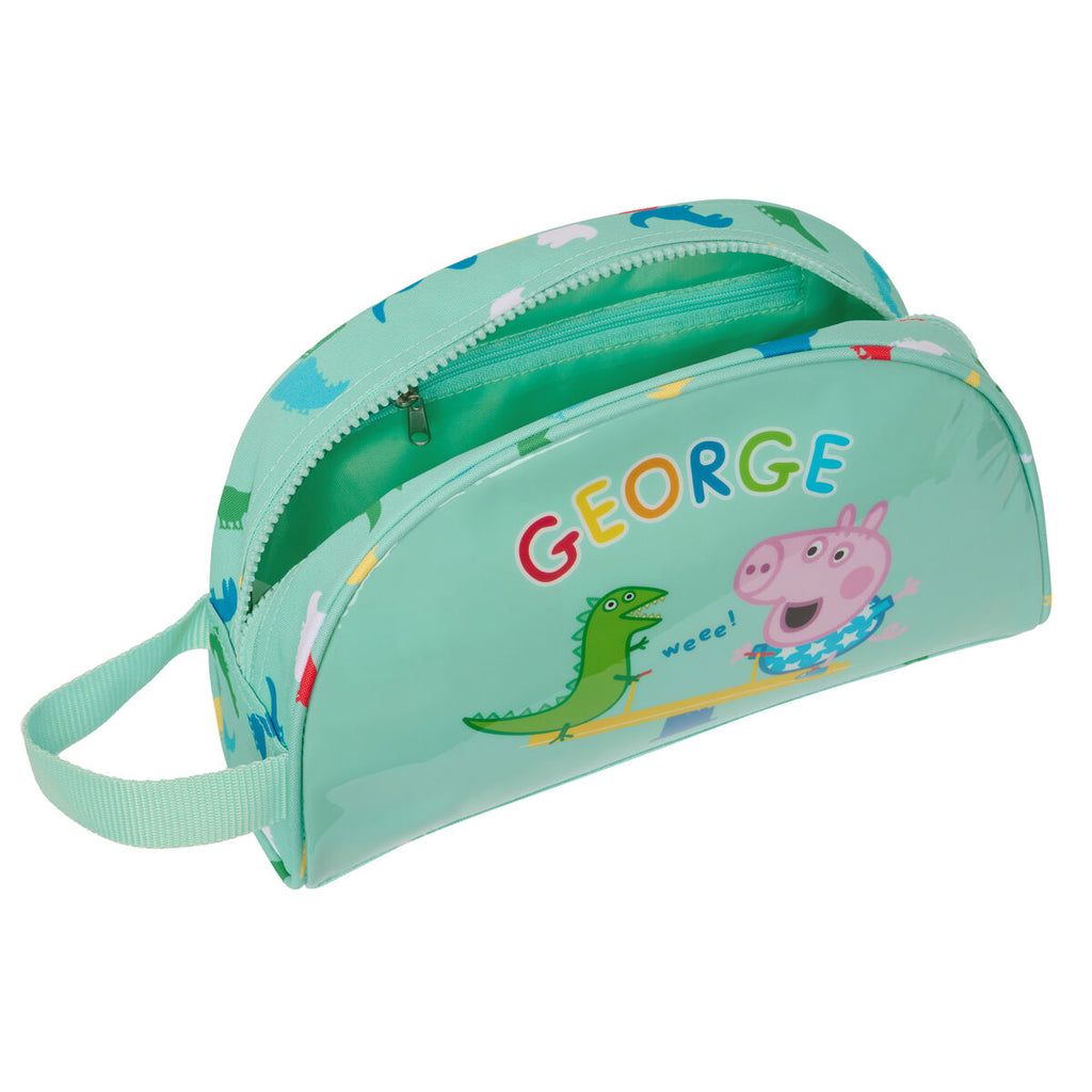 Schule Kulturbeutel Peppa Pig George Mint 26 x 16 x 9 cm