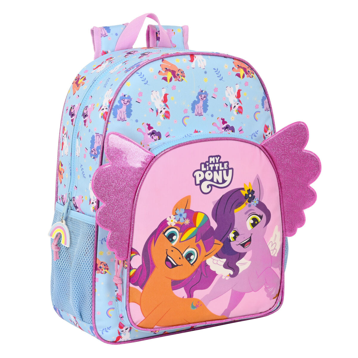 School Bag My Little Pony Wild & free Blau Rosa 33 x 42 x 14 cm – Produktbild 1