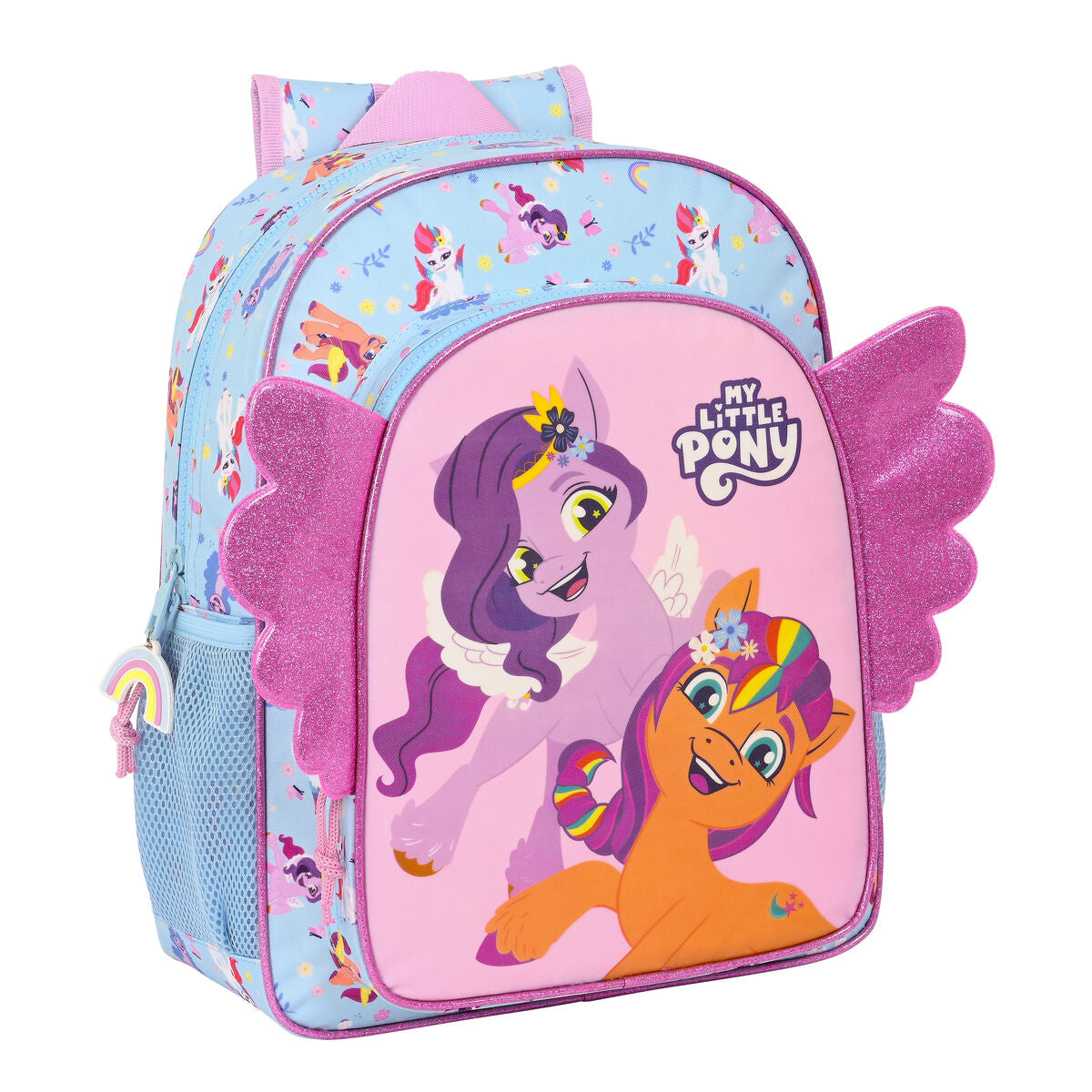School Bag My Little Pony Wild & free 32 x 38 x 12 cm Blau Rosa – Produktbild 1