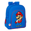 Schultasche Super Mario Play Blau Rot 32 X 38 X 12 cm