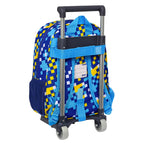 Schulrucksack mit Rollen Sonic Speed 26 x 34 x 11 cm Blau