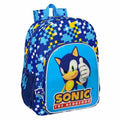 Schultasche Sonic Speed 33 x 42 x 14 cm Blau 14 L