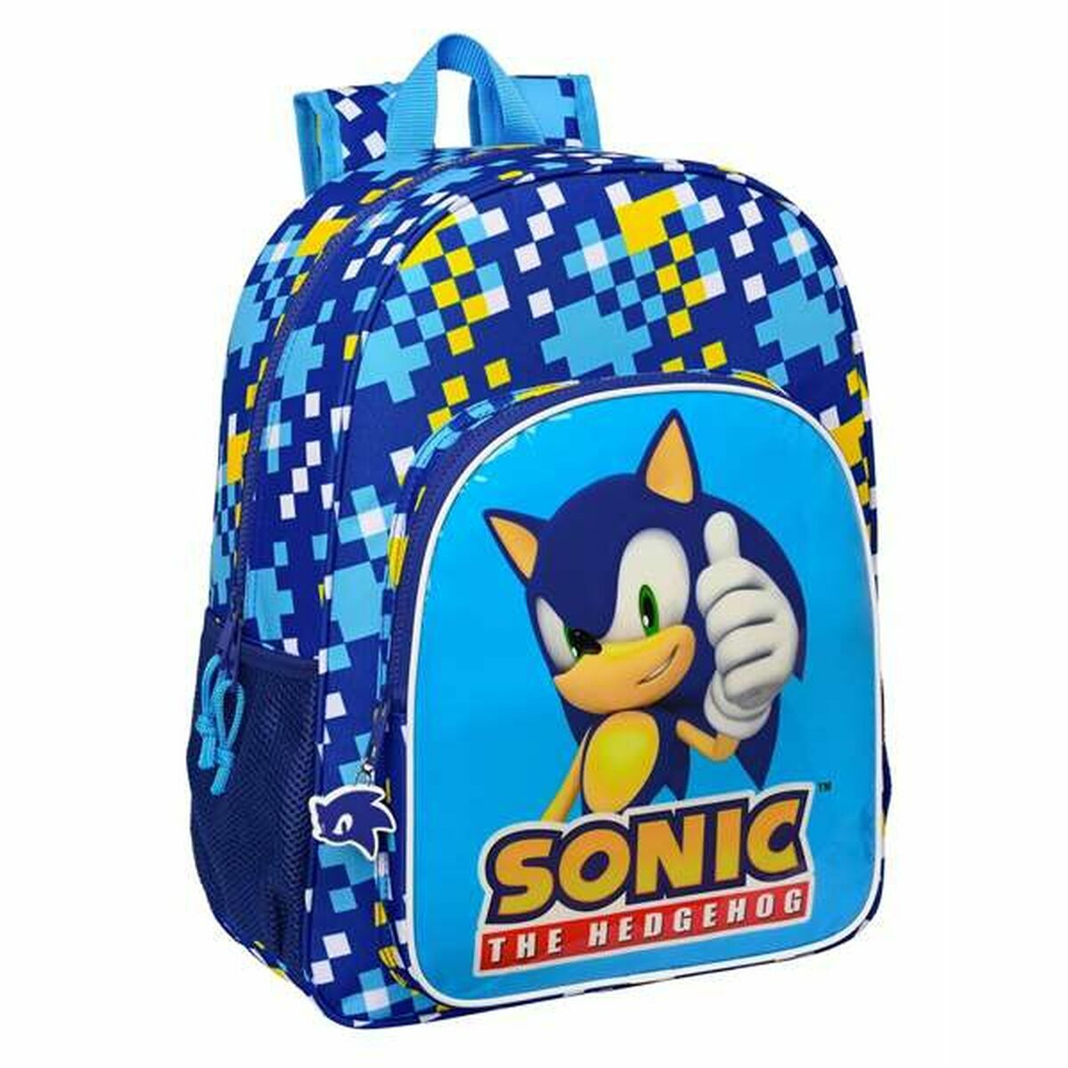 Schultasche Sonic Speed 33 x 42 x 14 cm Blau 14 L