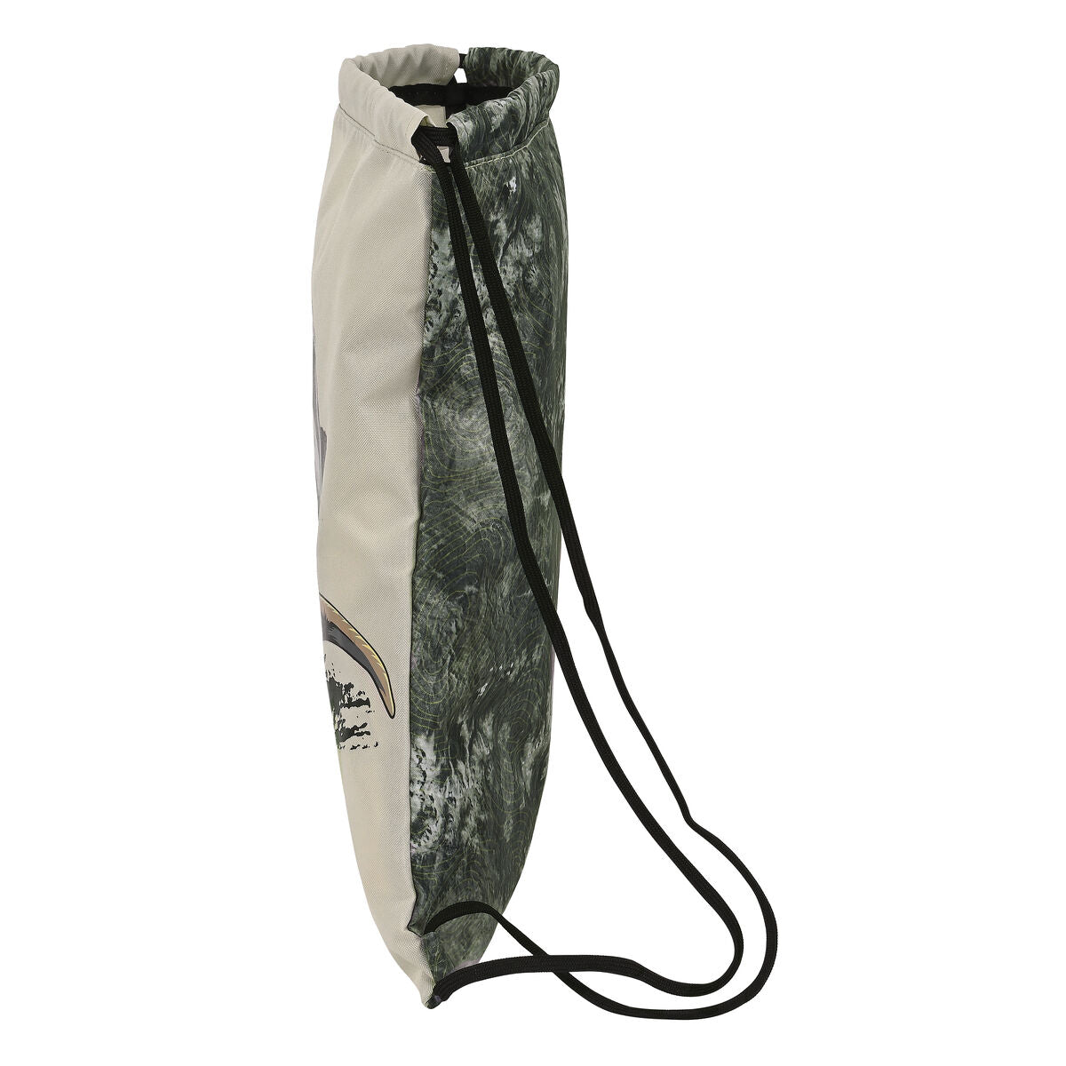 Rucksack mit Kordeln Jurassic World Warning Grau 35 x 40 x 1 cm