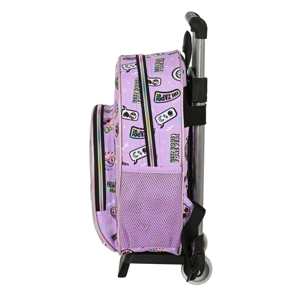 Schulrucksack mit Rollen Monster High Best boos Flieder 28 x 34 x 10 cm