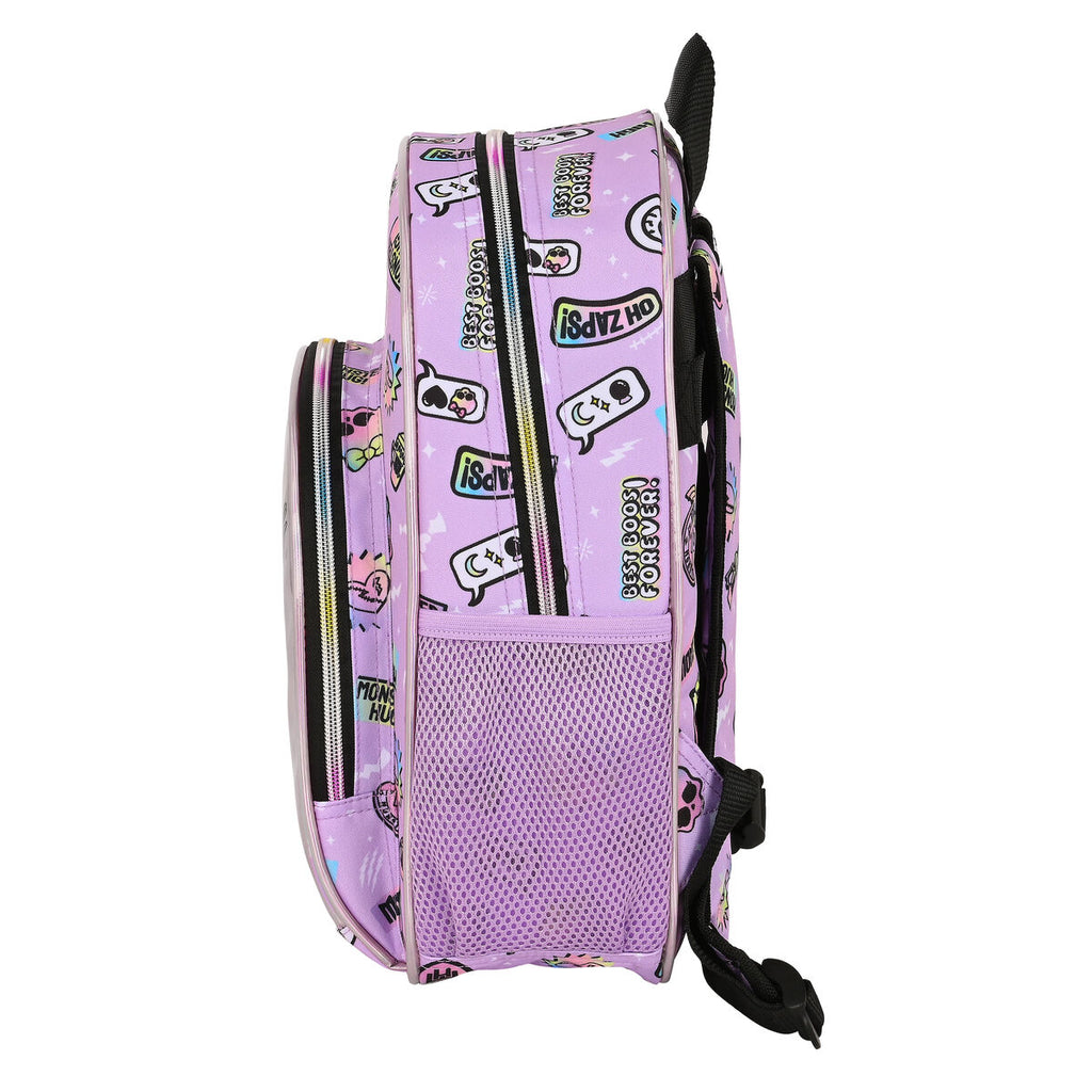 Schultasche Monster High Best boos Flieder 28 x 34 x 10 cm