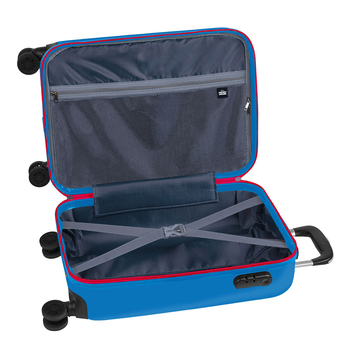 Cabin suitcase Mickey Mouse Only One Dunkelblau Blau 20'' 34,5 x 55 x 20 cm