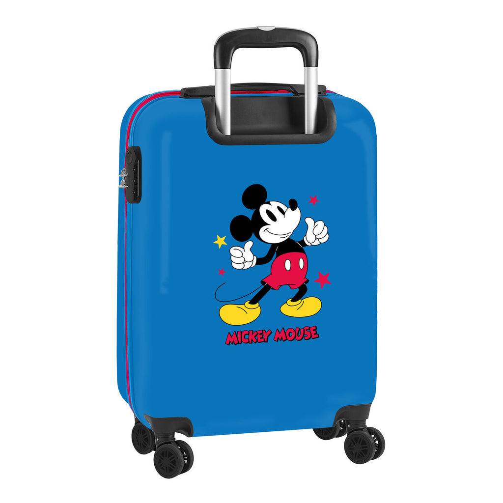 Cabin suitcase Mickey Mouse Only One Dunkelblau Blau 20'' 34,5 x 55 x 20 cm