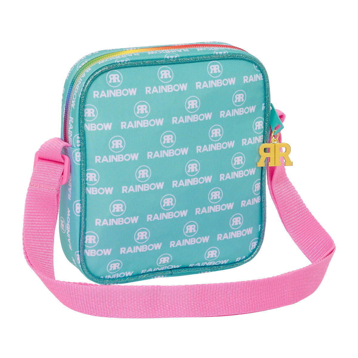Umhängetasche Rainbow High Paradise Türkis 16 x 18 x 4 cm