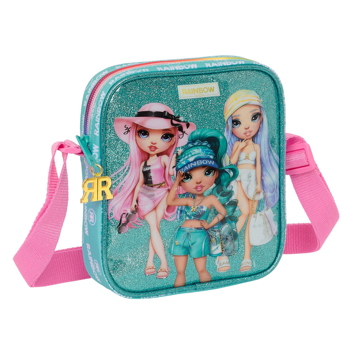 Shoulder Bag Rainbow High Paradise Turquoise 16 x 18 x 4 cm – Produktbild 1