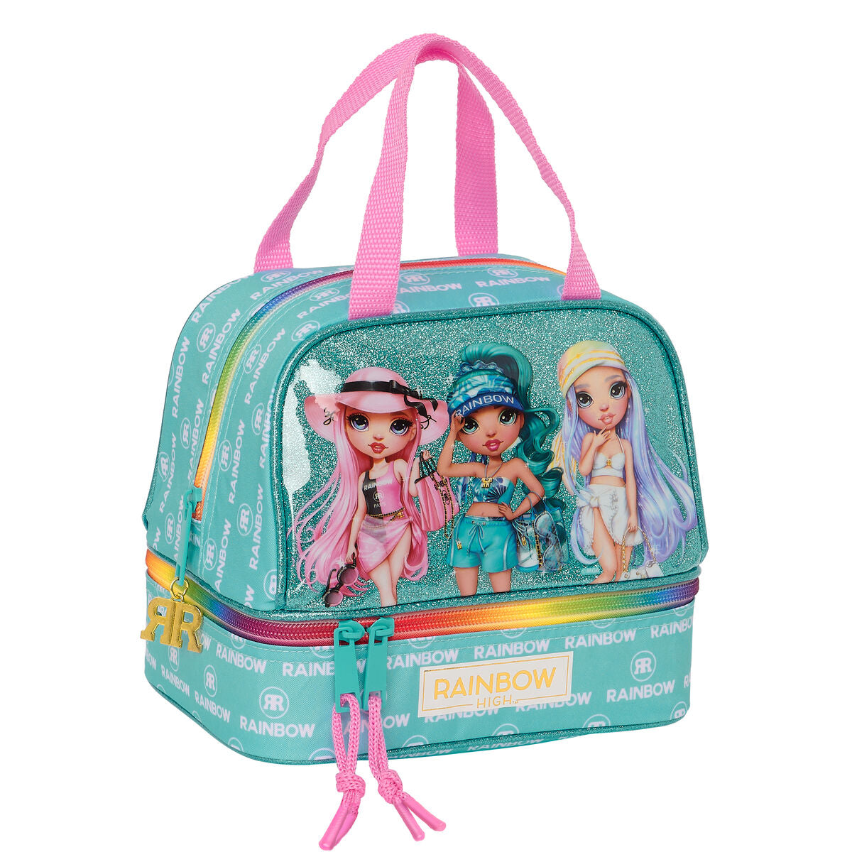 Lunchbox Rainbow High Paradise Turquoise 20 x 20 x 15 cm – Produktbild 1