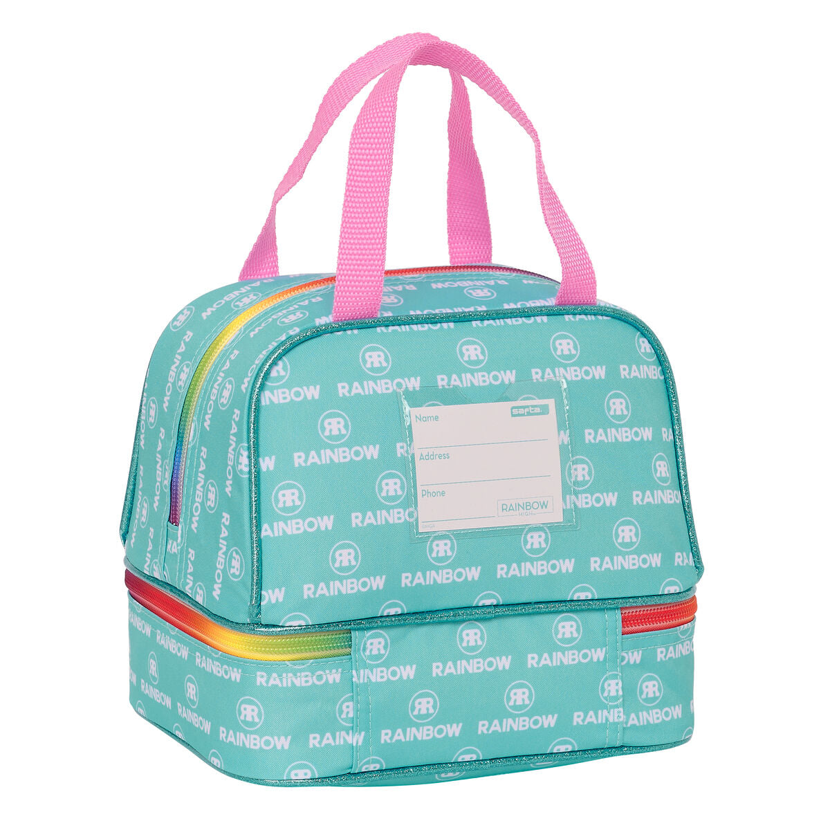 Lunchbox Rainbow High Paradise Türkis 20 x 20 x 15 cm