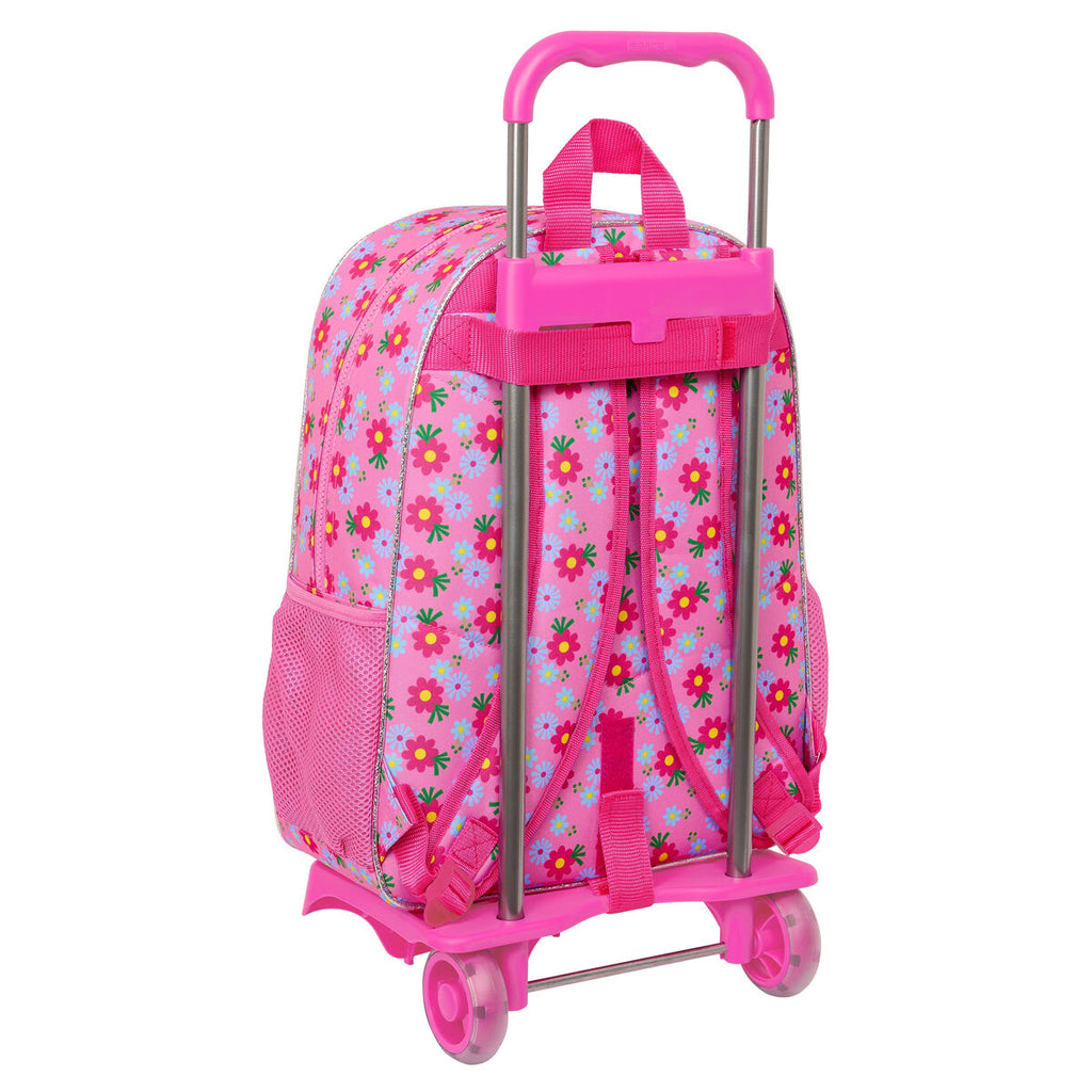 Schulrucksack mit Rollen Trolls Rosa 33 x 42 x 14 cm