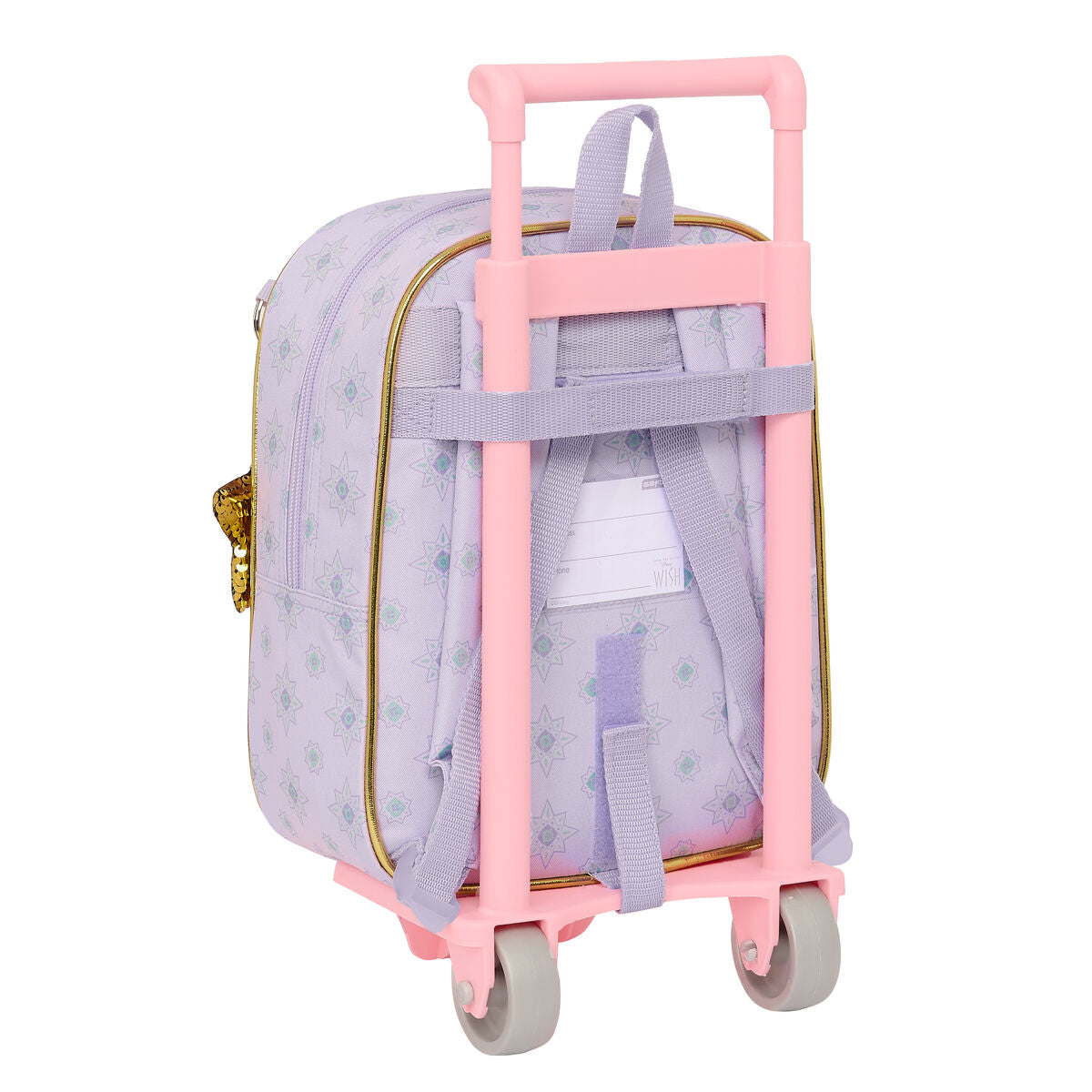 Schulrucksack mit Rollen Wish Flieder 22 x 27 x 10 cm
