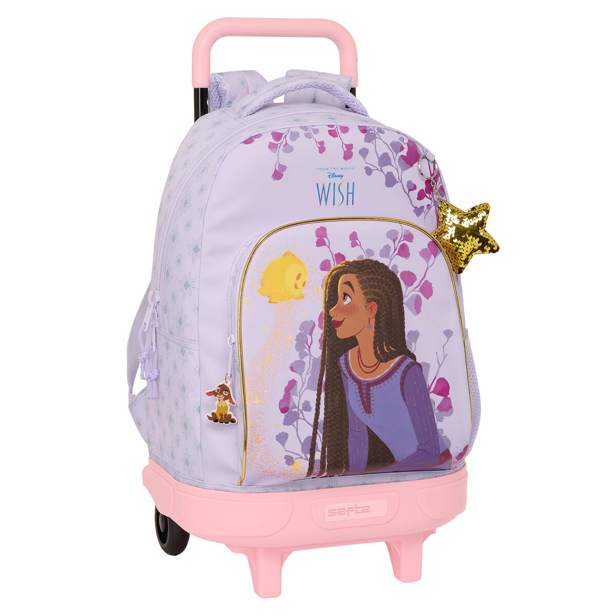 School Rucksack with Wheels Wish Lilac 33 X 45 X 22 cm – Produktbild 1