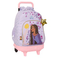 Schulrucksack mit Rollen Wish Flieder 33 X 45 X 22 cm