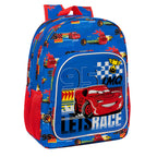 Schultasche Cars Race ready Blau 33 x 42 x 14 cm