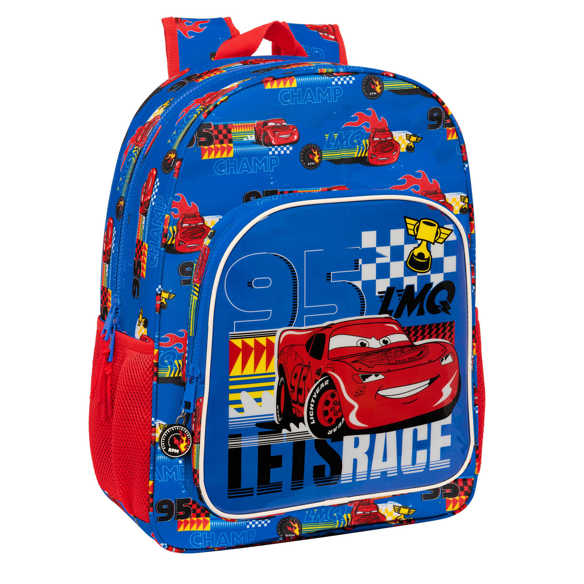 School Bag Cars Race ready Blau 33 x 42 x 14 cm – Produktbild 1