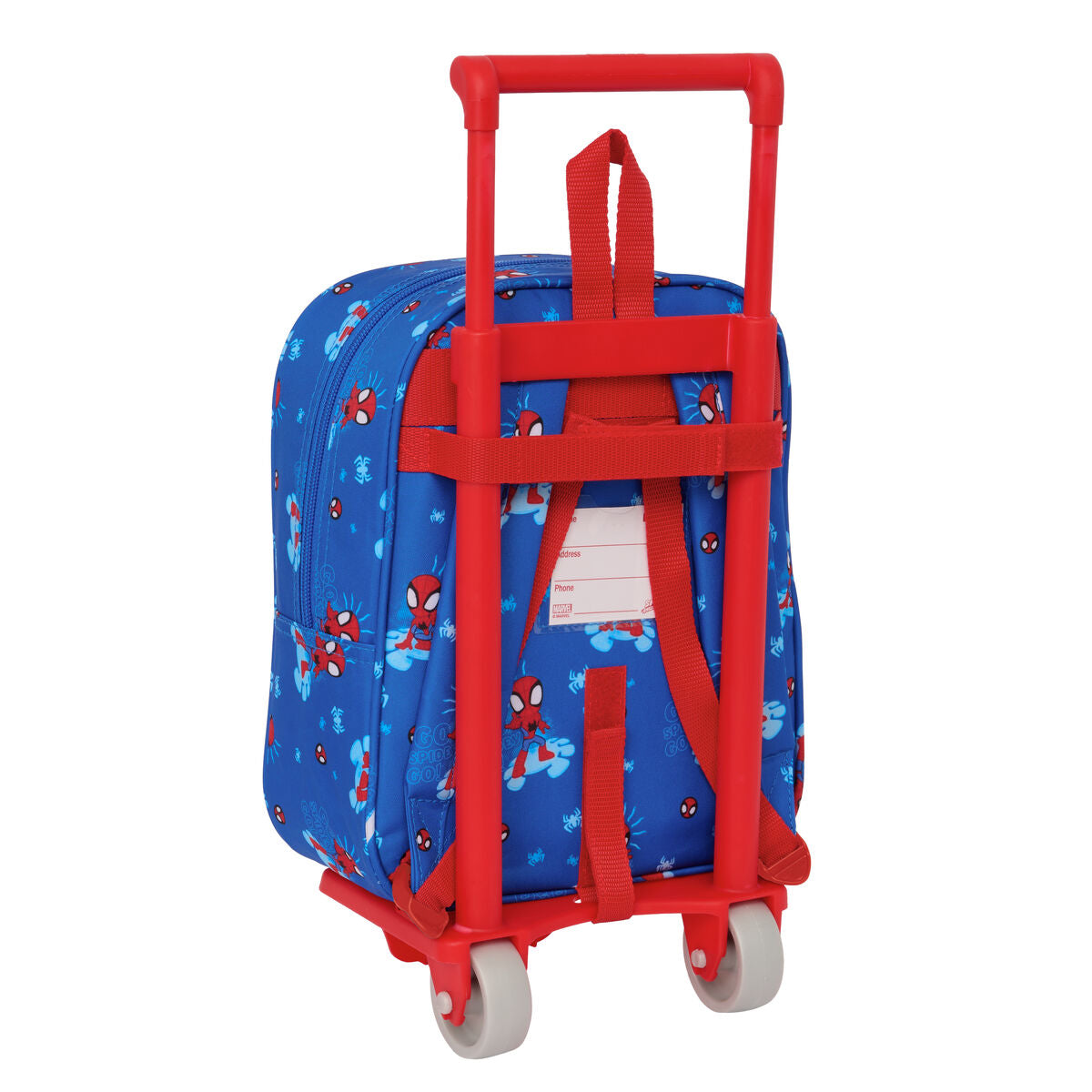 Schulrucksack mit Rollen Spidey Blau 22 x 27 x 10 cm