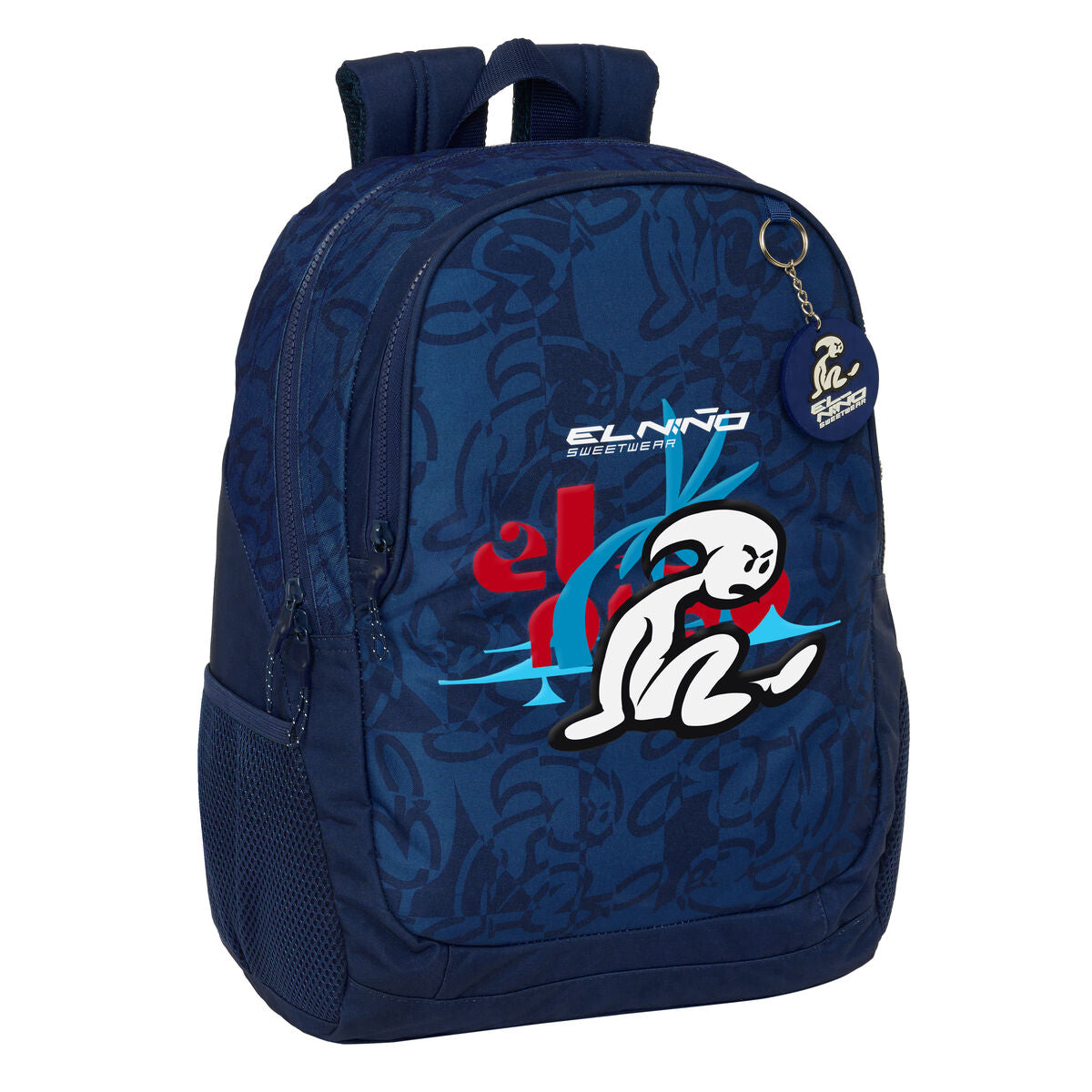 School Bag El Niño Paradise Navy Blau 32 x 44 x 16 cm – Produktbild 1