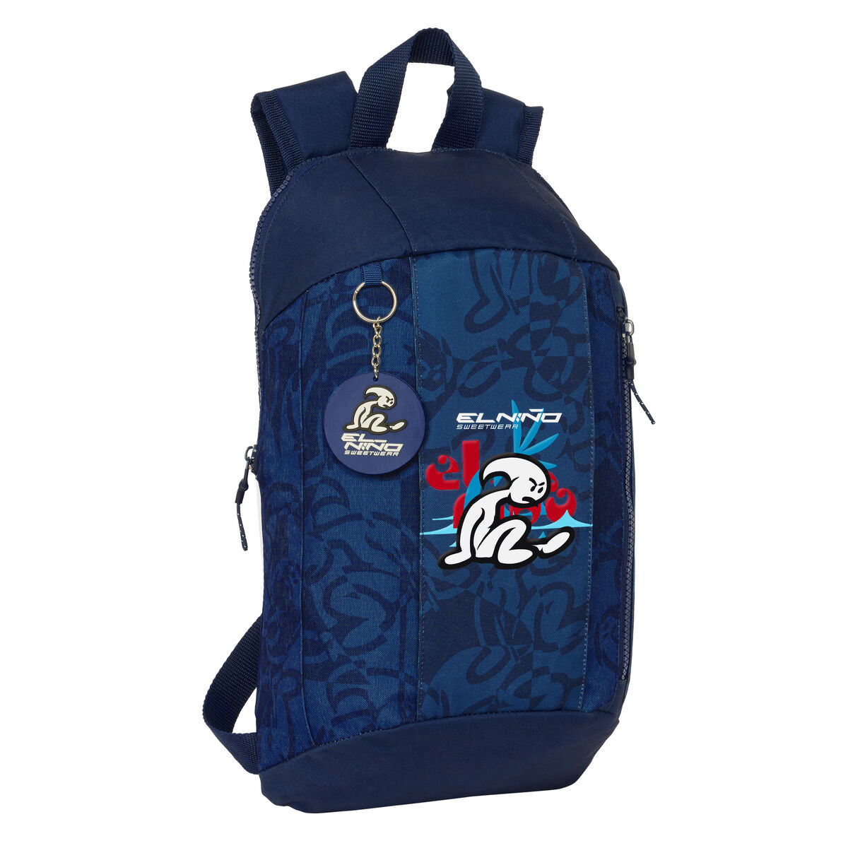 Rucksack El Niño Paradise Mini Navy Blau 22 x 39 x 10 cm – Produktbild 1