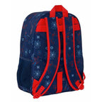 Schultasche Spider-Man Neon Dunkelblau Blau 33 x 42 x 14 cm