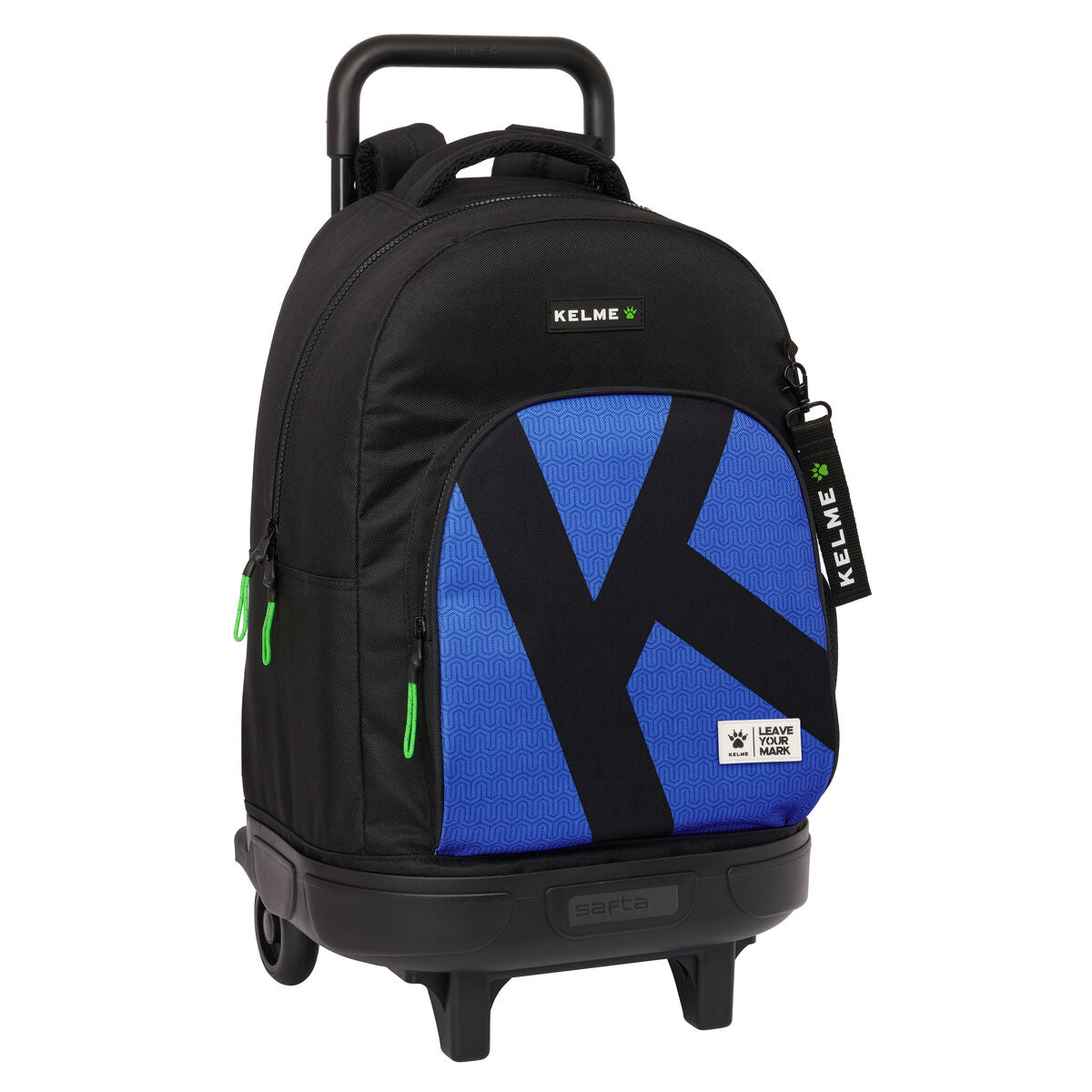 School Rucksack with Wheels Kelme Royal Blau Schwarz 33 X 45 X 22 cm – Produktbild 1