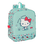 Kind Tasche Hello Kitty Sea lovers Türkis 22 x 27 x 10 cm