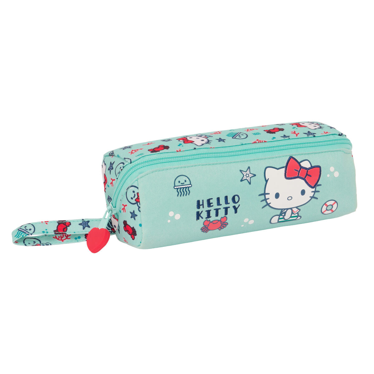 School Case Hello Kitty Sea lovers Turquoise 22 x 10 x 10 cm – Produktbild 1