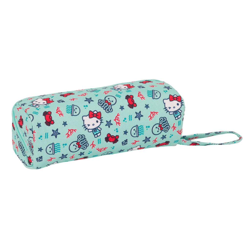 Schule Etui Hello Kitty Sea lovers Türkis 22 x 10 x 10 cm
