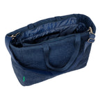 Tasche Benetton Denim Blau 40 x 31 x 17 cm