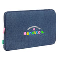 Laptop Bezug Benetton Denim Blau 15,6'' 39,5 x 27,5 x 3,5 cm