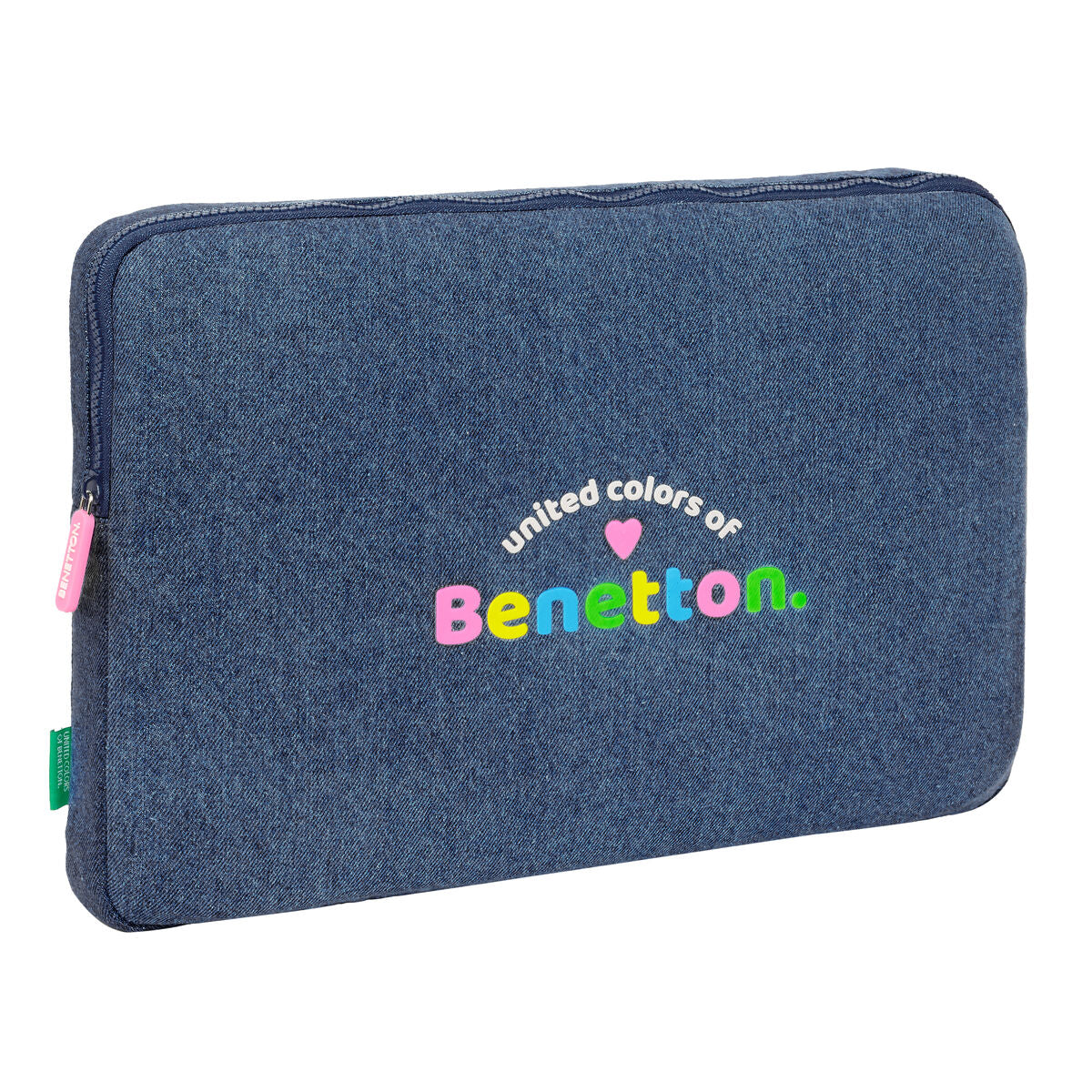 Laptop Cover Benetton Denim Blau 15,6'' 39,5 x 27,5 x 3,5 cm – Produktbild 1