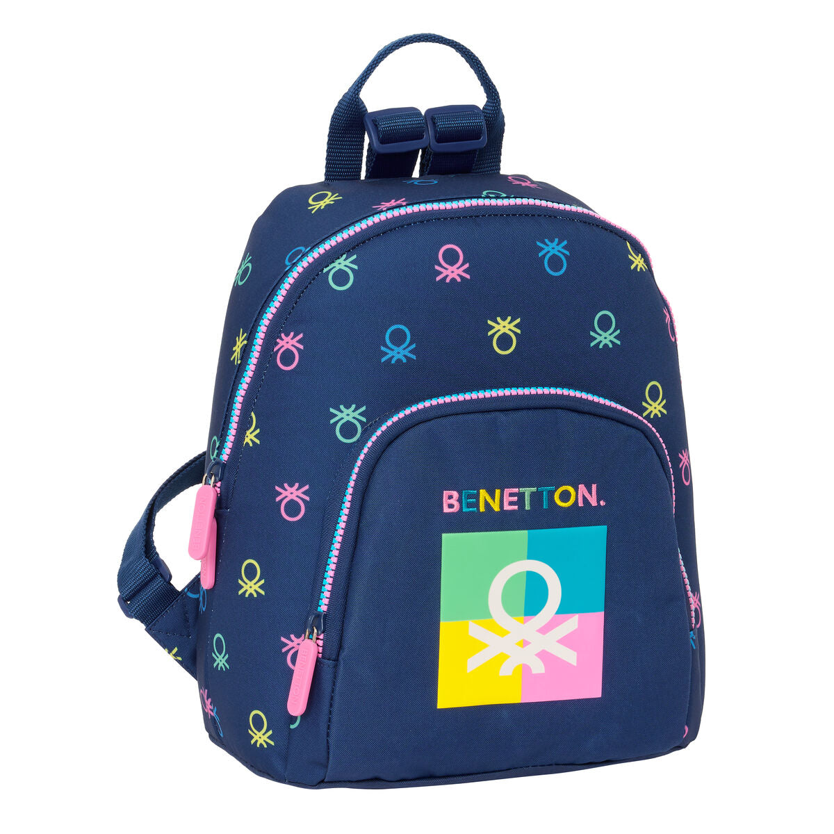 Rucksack Benetton Cool Mini Navy Blau 25 x 30 x 13 cm – Produktbild 1