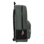 Schultasche Kappa Silber Rosa Grau 30 x 14 x 46 cm