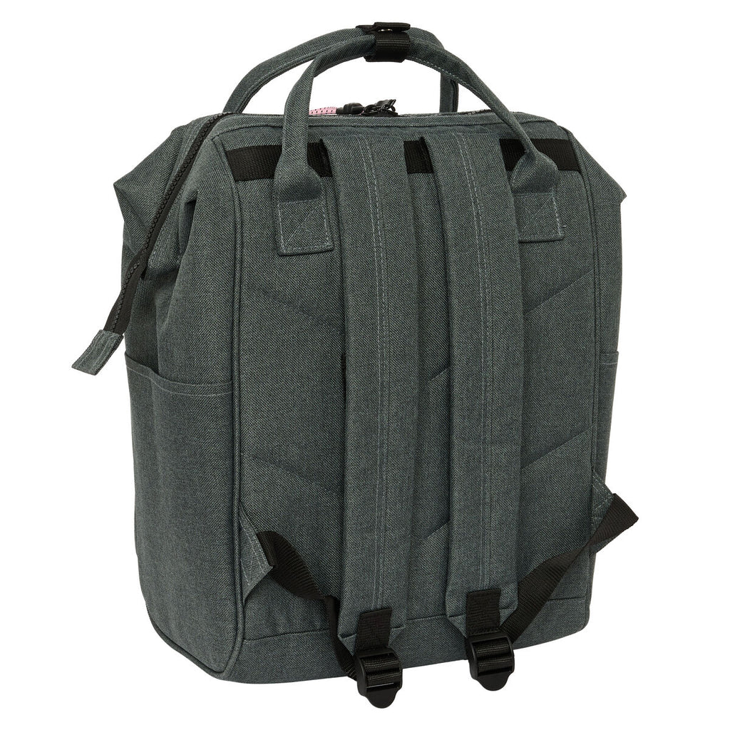 Kappa Laptop-Rucksack Silber Rosa Grau 27 x 40 x 19 cm