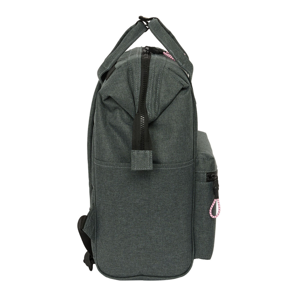 Kappa Laptop-Rucksack Silber Rosa Grau 27 x 40 x 19 cm
