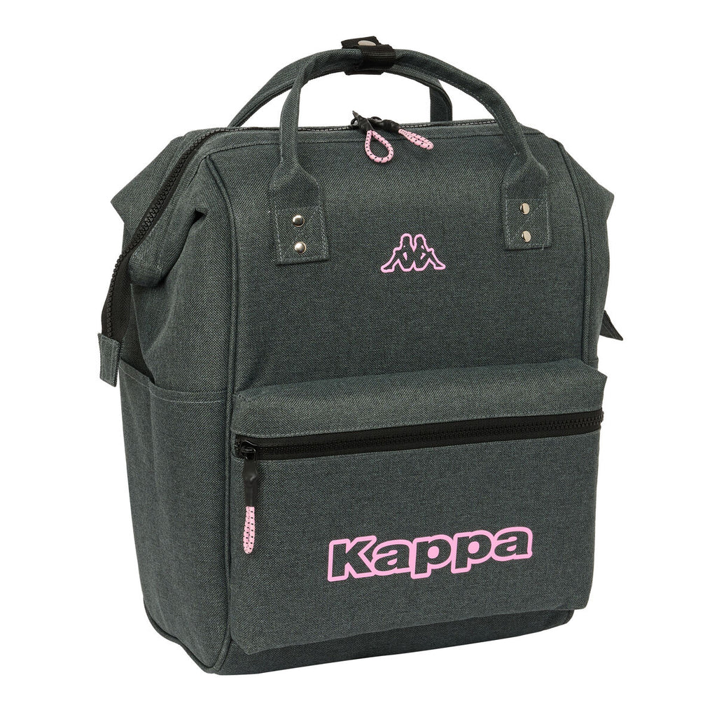 Kappa Laptop-Rucksack Silber Rosa Grau 27 x 40 x 19 cm