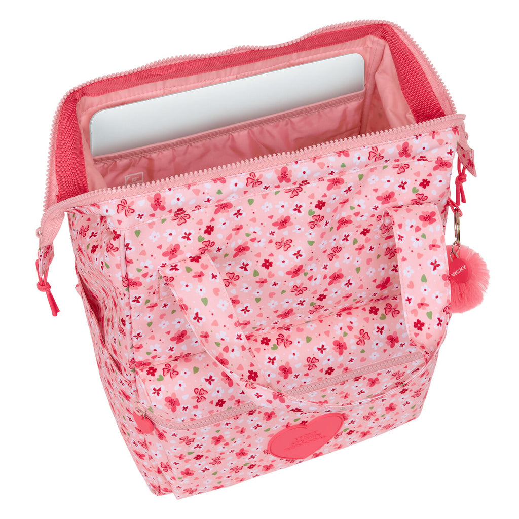 Laptop-Rucksack Vicky Martín Berrocal vmb Rosa 27 x 40 x 19 cm