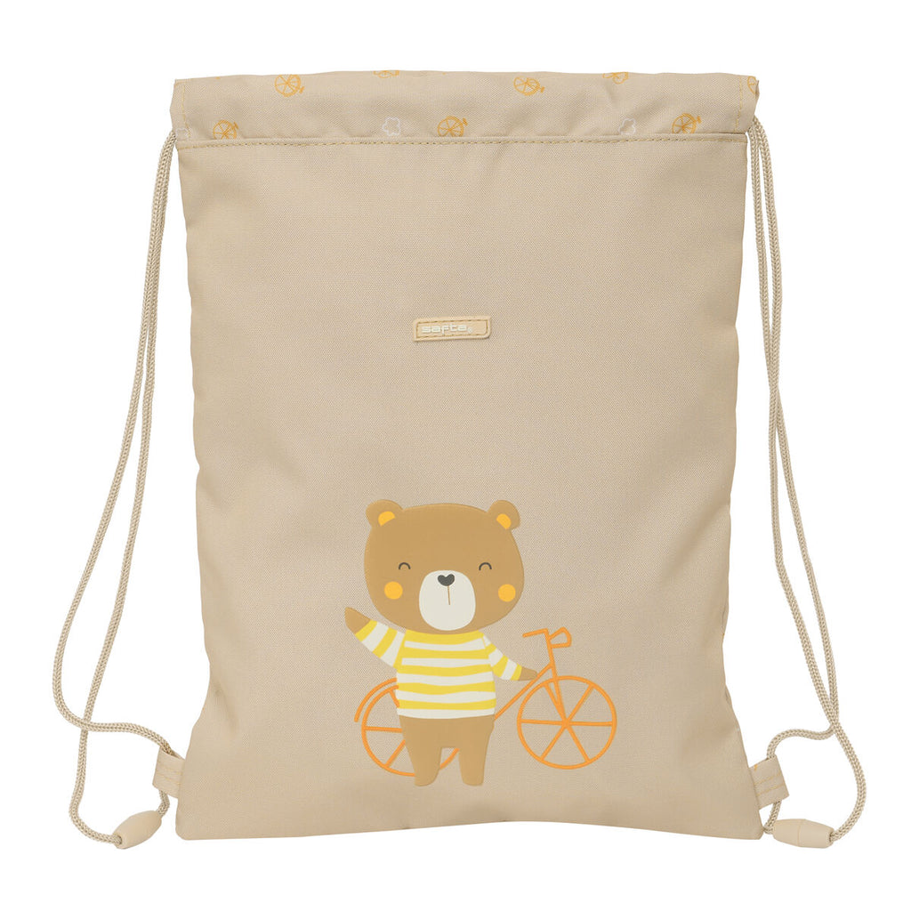 Safta Rucksack mit Kordeln Osito Beige
