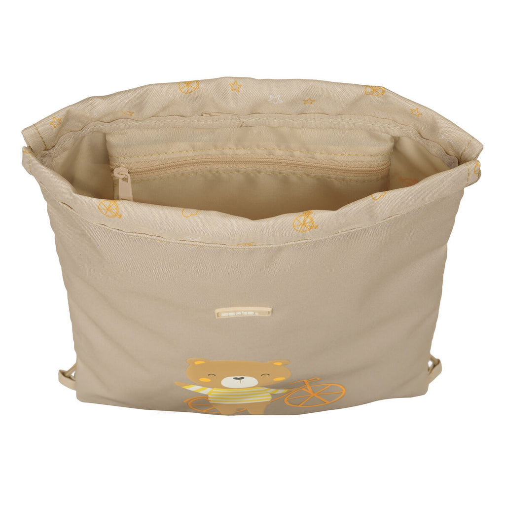Safta Rucksack mit Kordeln Osito Beige